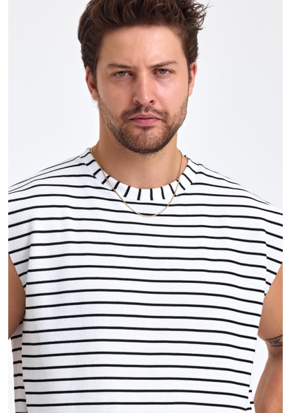 Sıfır Kol Oval Kesim Kolsuz Likralı Tişört fiyatları