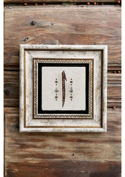 Renkli Taş Duvar Dekoru Tablo 20X20CM 2'li Set, Şık ve Şehirli Tasarım modelleri