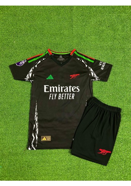Arsenal 2024/25 Sezonu Viktor Gyökeres Deplasman Çocuk Forması 2'li Set (Black) fiyatları