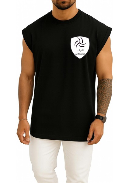 Oversize Al-Shabab Fc Saudi Arabia Cep Tasarımlı Unisex Spor Atlet
