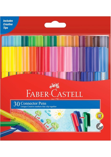 Eğlenceli Keçeli Kalem, 30 Renk