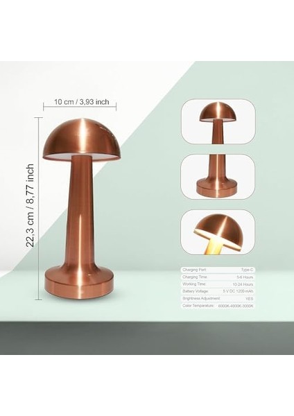 Geldi Yemek Masası Lambası Şarjlı Otel Restoran Masa Lambası Dimmerli Dekoratif Abajur Cata Lizbon Dokunmatik Sunum Lambası 3 Kademeli Işık Modu Restaurant Masa Üstü Lamba fiyatları