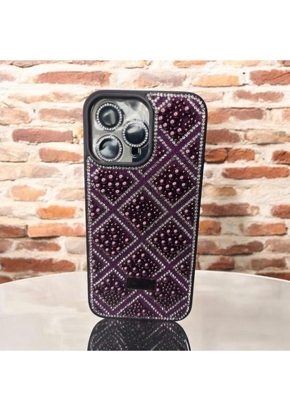Iphone 16 Pro Max Lens Hediyeli Lüx Kristaller Taşlı Içi Kadife Kaliteli Telefon Kılıfı fiyatları