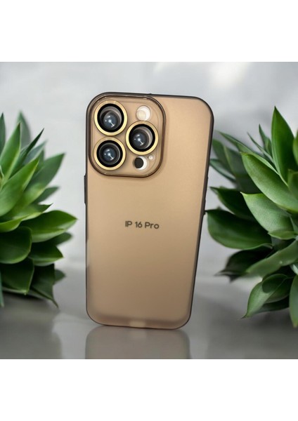 Iphone 16 Pro Gold Renk Lens Korumalı Kaliteli Silikon Telefon Kılıfı modelleri