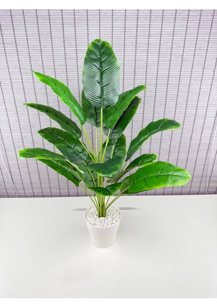 Yapay Çiçek Starliçe Salon Çiçeği Beyaz Saksılı Yapay Bitki 18 Yapraklı 65 cm fiyatları