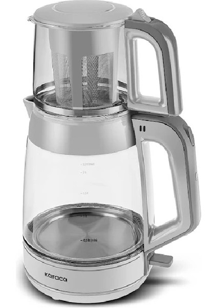 Cam Çaycı XL 2ürün 1arada Su Isıtıcı & Çay Makinesi ''Led Işıklı Cam Gövde, Güçlü Rezistanslar, Susuz Çalışma Emniyetli, BPA İçermez 1900W fiyatları