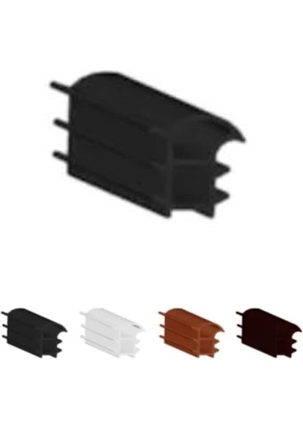 Kapı Fitili Çelik Kapı Fitili Kapı Contası 6 Metre Siyah