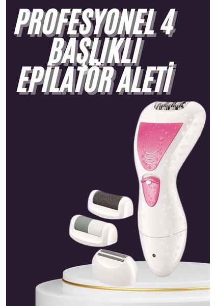 4 Başlıklı Lazer Öncesi Kısaltma Epilasyon Aleti Epilatör Çok Amaçlı fiyatları