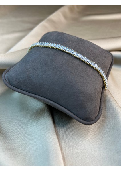 Gold Silver Su Yolu Bileklik