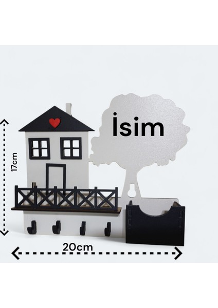 Kişiye isime Özel Anahtarlik Askısı