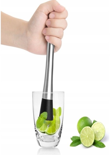 Paslanmaz Çelik Kokteyl Ezici, Tokmak, Muddler, Karıştırıcı modelleri