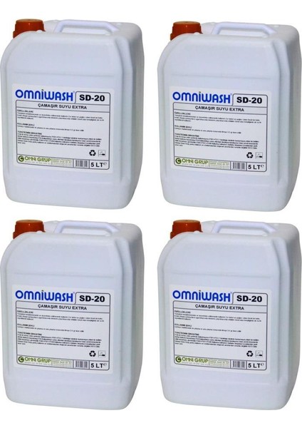 Sd-20 Çamaşır Suyu Extra 5000ML 4 Adet
