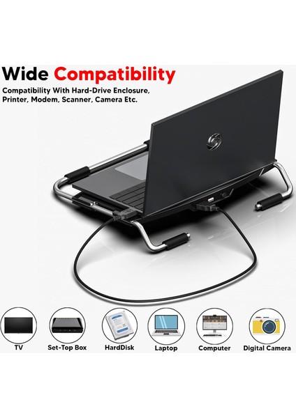 3 Metre 3mt USB 2.0 USB Data Şarj Kablosu Erkek To Erkek Genişletici Web Kamerası USB Veri Aktarım Kablosu Siyah modelleri