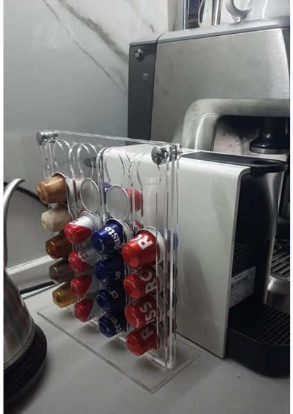 Gri Ayaklı Kahve Kapsül Düzenleyici, Pratik ve Şık Saklama Çözümü fiyatları