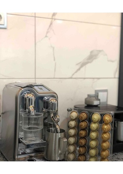 Gri Ayaklı Kahve Kapsül Düzenleyici, Pratik ve Şık Saklama Çözümü fırsatları