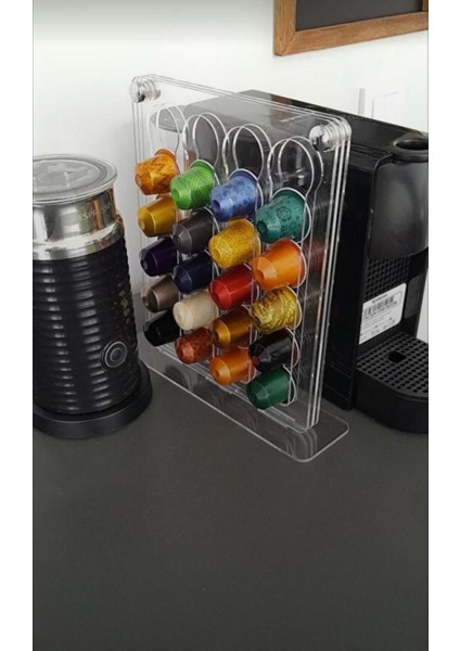 Gri Ayaklı Kahve Kapsül Düzenleyici, Pratik ve Şık Saklama Çözümü indirimleri