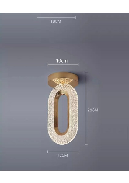 Modern LED Avize, Sarı Gold Gövde, Kademeli 3 Renk, Şık ve Şık Tavan Aydınlatması fiyatları