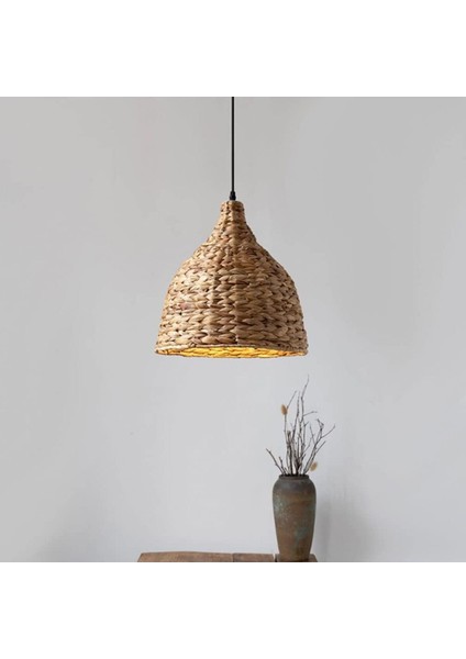 Modern Rattan Bambu Sarkıt Avize, Şık ve Doğal Tasarım, Bej Renk Seçeneği fiyatları