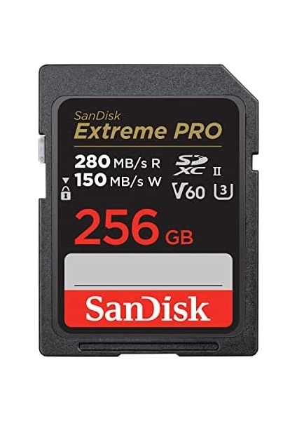 256GB Extreme Pro Sdxc Uhs-Ii Hafıza Kartı - C10, U3, V60, 6k, 4K Uhd, Sd Kart - SDSDXEP-256G-GN4IN fiyatları