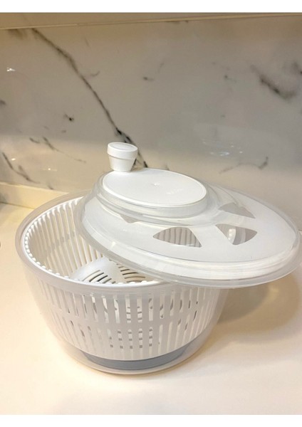 Beyaz 5l Sebze ve Salata Kurutucu, Pratik ve Sağlıklı Saklama Aracı fiyatları