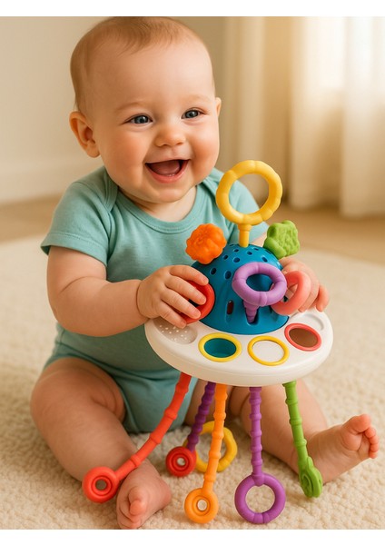 Duyusal Montessori Bebek Oyuncağı Toplu,çekme Ipli fiyatları