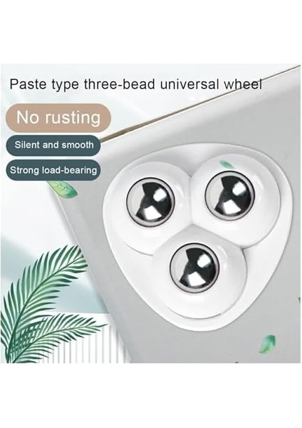 4&apos;lü Döner Tekerlekli Eşya Taşıma Aparatı – 360 Derece Döner Paslanmaz Çelik Tekerlek, Bilyeli Eşya Kaydırma Aparatı fiyatları