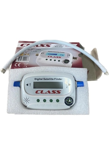 Class ACR120 Satfinder LCD Ekran Pusulalı Dijital Uydu Bulucu Frekans Ayarlama Kanal Bulma Tüm Uydu Cihazlarıyla Uyumludur modelleri
