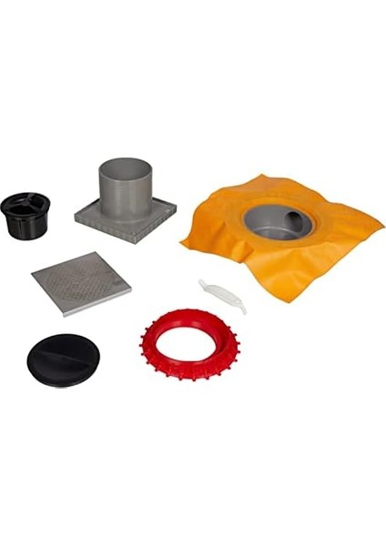 V-Flow Kare 5607328 Yalıtımlı Duş Kanalı, Yandan Çıkışlı, 15X15 Cm, Dk 700 Kapak, Mat Krom fiyatları