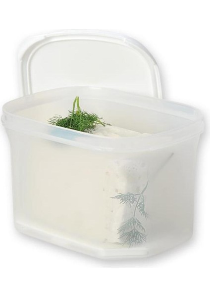 Süzgeçli Hava Sızdırmaz Peynir Saklama Kabı, 2,7 Litre, Beyaz modelleri