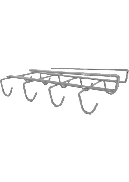 Gri Renkli 8 Kancalı Taşınabilir Bardak Asma Aparatı fiyatları