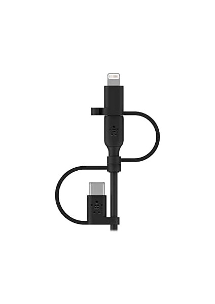 Evrensel Kablo (3'ü 1 Arada Usb-C, Lightning, Micro-Usb Şarj Kablosu) Akıllı Telefonları, Tabletleri, Güç Bankalarını ve Daha Fazlasını Şarj Edin (3,3 Ft/1 M) fiyatları