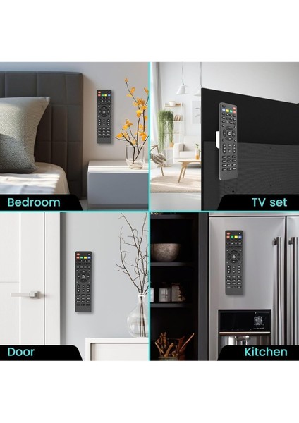 2'li Manyetik Telefon ve Eşya Tutucu, Çocuk Güvenlikli, Beyaz