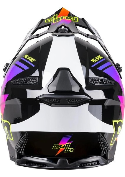 Master Race Trash Kask Yarış Siyah Mor modelleri