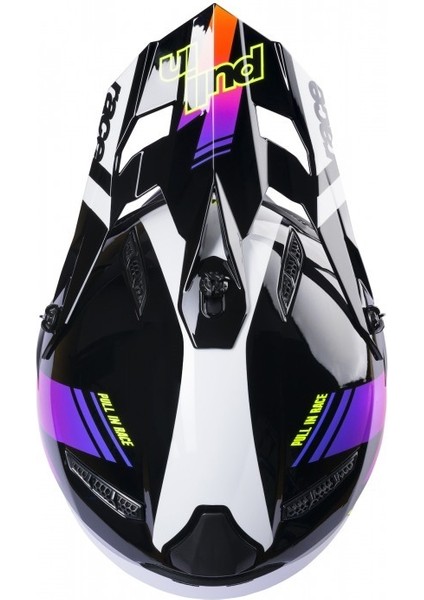Master Race Trash Kask Yarış Siyah Mor fırsatları