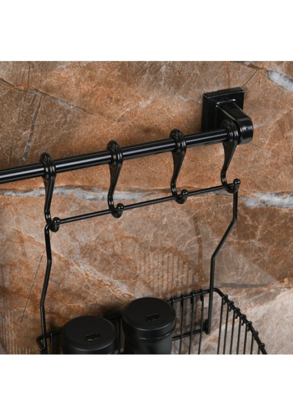 Beyaz 8'li Duvar Rayı Seti, Askı ve Sepet, Pratik ve Şık Depolama Çözümü modelleri