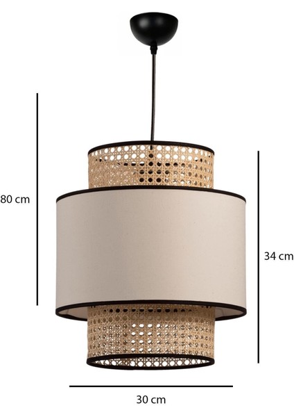 Modern Kumaşlı Hazeran Rattan Sarkıt Avize, Yatak Odası, Salon ve Mutfak Için Aydınlatma fırsatları