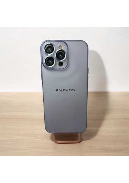 Iphone 16 Pro Max Mavi Renk Lens Korumalı Kaliteli Silikon Telefon Kılıfı fiyatları
