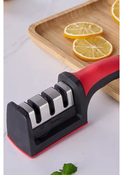 Pratik Bileme Aleti - 3 Aşamalı Seramik Elmas Uçlu Profesyonel Bileyici - El Masat - Güvenli modelleri