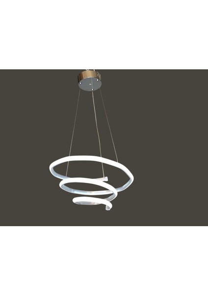 Kumandalı 3 Mod Işıklı Lüks LED Krom Avize, Yüksek Lümen, Salon, Yatak Odası, Mutfak, Antre fırsatları