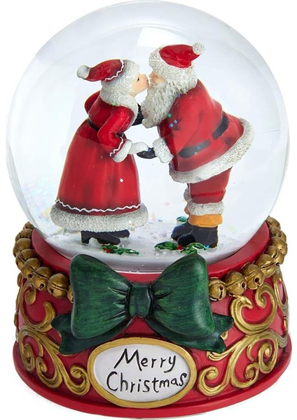 S. Adler Kurt Adler 100MM Mrs. Claus Musical Snowglobe, Çok Aşamalı