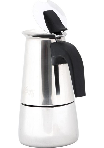 Paslanmaz Çelik Espresso Kahve Makinesi, 300 Ml, Indüksiyonlu, Gümüş Renk indirimleri