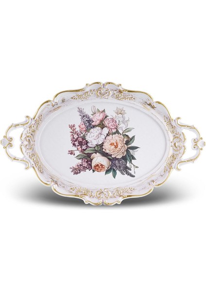 Renkli Melamin Oval Tepsi 47 Cm, Şık ve Hafif, Günlük Kullanım Için Uygun fırsatları