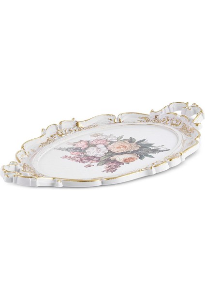 Renkli Melamin Oval Tepsi 47 Cm, Şık ve Hafif, Günlük Kullanım Için Uygun indirimleri