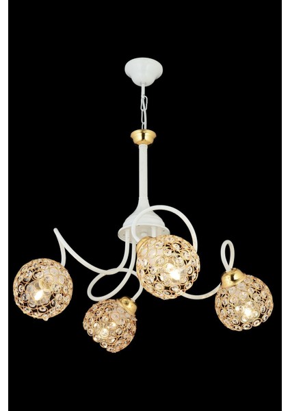 5'li Beyaz Kristal Avize Seti, Şimşek Tasarımı, Şık ve Modern Aydınlatma Alternatifi fiyatları