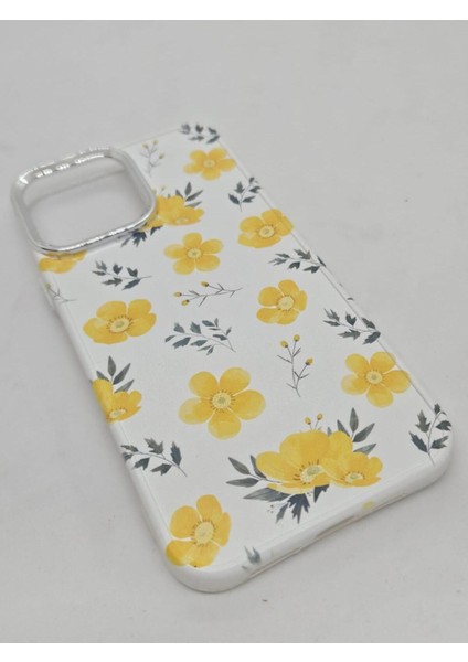 IPHONE 15 Özel Çiçek Tasarımlı Lüks Silikon Kılıf modelleri