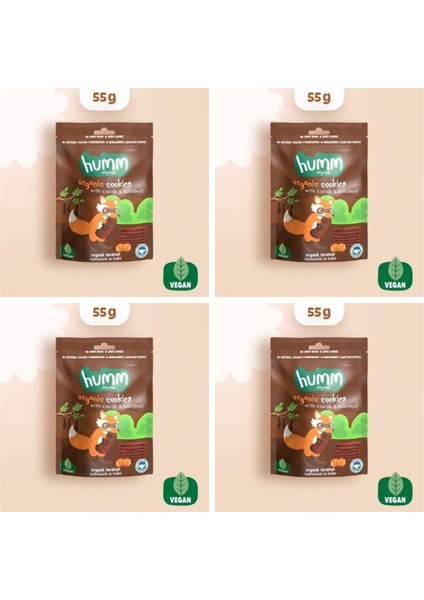 Keçi Boynuzlu ve Fındıklı Kurabiye 55 G*4 Adet