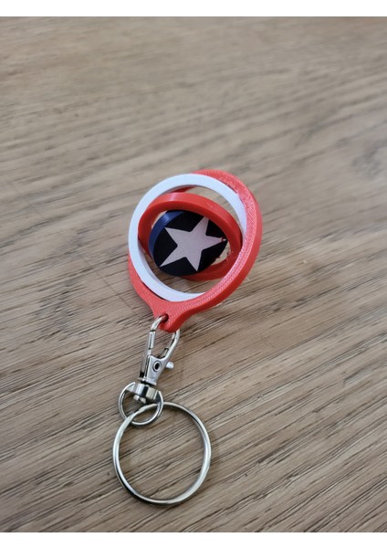 ️ Captain America Kalkan Keychain