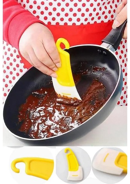 Çizmez Silikon Bulaşık Kazıyıcı Spatula Fırça Tava Tepsi Ocak Yağ Leke Temizleme Hamur Spatulası fiyatları