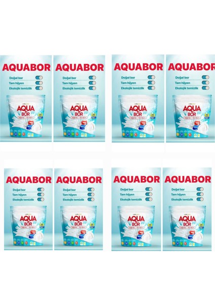 Doğal Mineralli 8 Paket Bulaşık Tableti 8*30 Kapsül