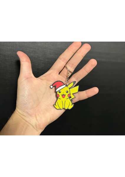 Pikachu Noel Anahtarlık ve Süs